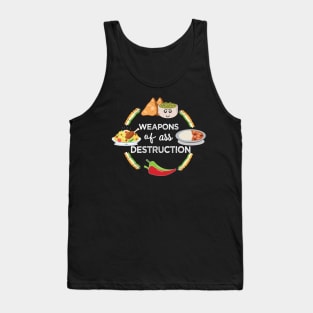 Indian food Samosa Curry Biryani Chilli Hindi India Tank Top